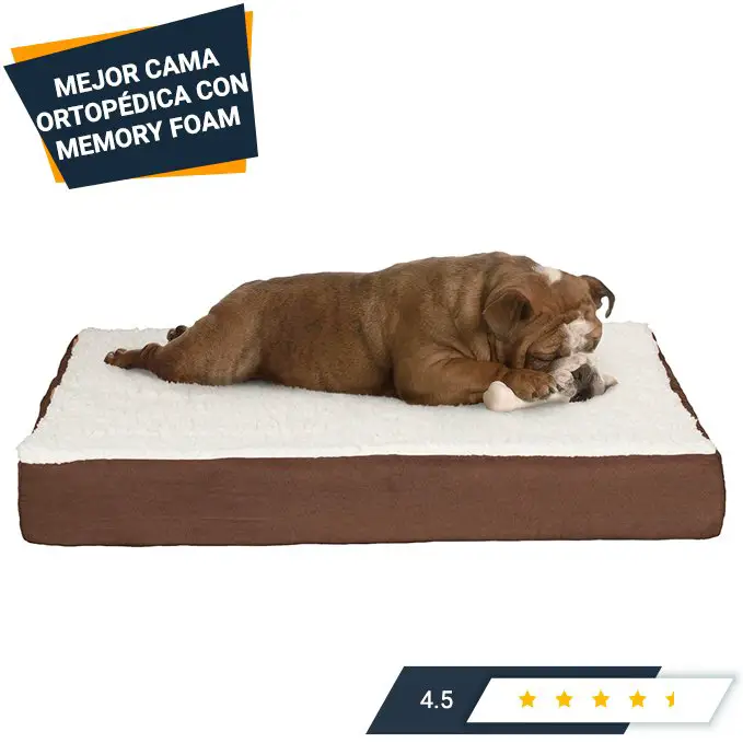 cama ortopédica para perros con memory foam