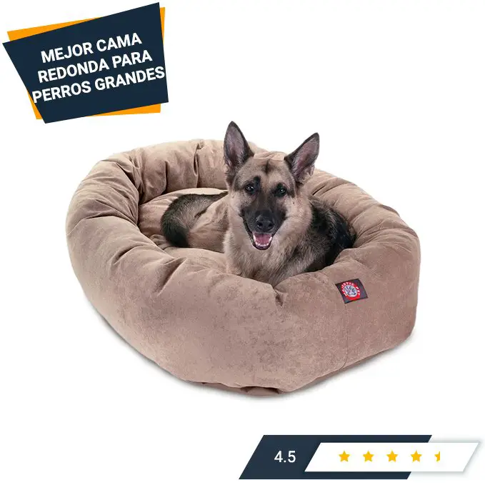cama redonda para perros grandes